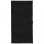 Preview: Shaggy-Teppich PAMPLONA Hochflor Modern Schwarz 100x200 cm