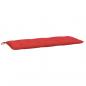 Preview: Gartenbank-Auflagen 2 Stk. Rot 120x50x7 cm Oxford-Gewebe