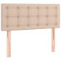 Preview: Boxspringbett Matratze Cappuccino-Braun 120x190 cm Kunstleder