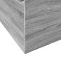 Preview: ARDEBO.de - Bettgestell mit Schubladen Grau Sonoma 135x190 cm Holzwerkstoff