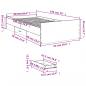 Preview: Bettgestell mit Schubladen Sonoma-Eiche 90x190 cm Holzwerkstoff