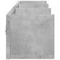 Preview: Wandschränke 2 Stk. Betongrau 75x18x16,5 cm Holzwerkstoff
