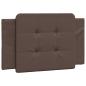 Preview: Bett mit Matratze Braun 90x190 cm Kunstleder