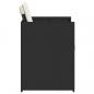 Preview: Gartenstühle mit Kissen 4 Stk. Schwarz Poly Rattan
