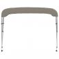 Preview: 3-Bow Bimini-Top Grau 184x189x135 cm