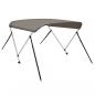 Preview: 2-Bow Bimini-Top Grau 178x138x96 cm
