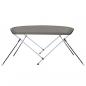 Preview: 2-Bow Bimini-Top Grau 178x138x96 cm