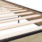Preview: Bettgestell Sonoma-Eiche 75x190 cm Holzwerkstoff und Metall