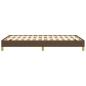 Preview: Bettgestell Dunkelbraun 120x190 cm Stoff