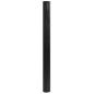 Preview: Teppich Rechteckig Schwarz 80x100 cm Bambus