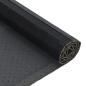 Preview: Teppich Rechteckig Schwarz 100x300 cm Bambus