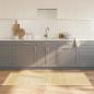 Preview: ARDEBO.de - Teppich Rechteckig Hell Natur 80x200 cm Bambus