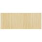 Preview: Teppich Rechteckig Hell Natur 80x200 cm Bambus