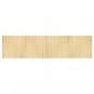 Preview: ARDEBO.de - Teppich Rechteckig Hell Natur 100x400 cm Bambus