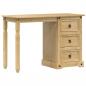 Preview: Schminktisch Corona 110x50x75 cm Massivholz Kiefer