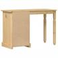 Preview: Schminktisch Corona 110x50x75 cm Massivholz Kiefer