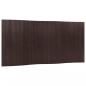 Preview: Paravent Dunkelbraun 165x400 cm Bambus