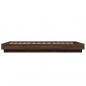 Preview: Bettgestell Braun Eichen-Optik 90x200 cm Holzwerkstoff