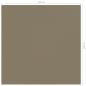Preview: Zeltteppich 400x400 cm Taupe