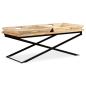 Preview: Couchtisch Mangoholz Massiv 110 x 55 x 42 cm 