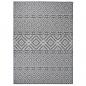 Preview: ARDEBO.de - Outdoor-Teppich Flachgewebe 200x280 cm Blau Gestreift