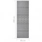 Preview: Outdoor-Teppich Flachgewebe 80x250 cm Blau Gestreift