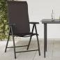 Preview: ARDEBO.de - Gartenstühle 4 Stk. Klappbar Schwarz Kaffeebraun Poly Rattan