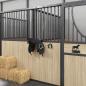 Preview: Trensenhalter Wandmontage Schwarz Eisen