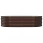 Preview: Hochbeet Pulverbeschichteter Stahl 152x80x36 cm Braun