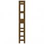 Preview: Toilettenregal Honigbraun 63x26x171 cm Massivholz Kiefer