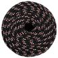 Preview: Bootsseil Schwarz 6 mm 250 m Polypropylen