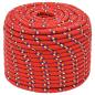 Preview: Bootsseil Rot 14 mm 25 m Polypropylen
