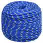 Preview: Bootsseil Blau 6 mm 250 m Polypropylen