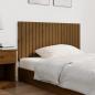 Preview: Wand-Kopfteil Honigbraun 127,5x3x60 cm Massivholz Kiefer