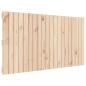 Preview: Wand-Kopfteil 127,5x3x60 cm Massivholz Kiefer
