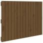 Preview: Wand-Kopfteil Honigbraun 95,5x3x60 cm Massivholz Kiefer