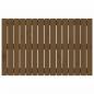 Preview: Wand-Kopfteil Honigbraun 95,5x3x60 cm Massivholz Kiefer