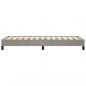 Preview: Bettgestell Hellgrau 80x200 cm Samt