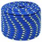 Preview: Bootsseil Blau 12 mm 25 m Polypropylen
