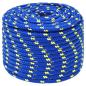 Preview: Bootsseil Blau 12 mm 100 m Polypropylen