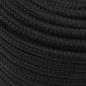 Preview: Bootsseil Schwarz 14 mm 25 m Polypropylen