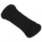 Preview: Arbeitsseil Schwarz 4 mm 250 m Polyester