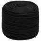 Preview: Arbeitsseil Schwarz 6 mm 50 m Polyester