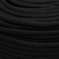 Preview: Arbeitsseil Schwarz 6 mm 100 m Polyester