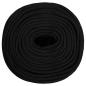 Preview: Arbeitsseil Schwarz 8 mm 100 m Polyester