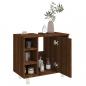 Preview: Badschrank Braun Eichen-Optik 60x32x53,5 cm Holzwerkstoff