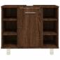 Preview: Badschrank Braun Eichen-Optik 60x32x53,5 cm Holzwerkstoff