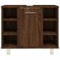 Preview: Badschrank Braun Eichen-Optik 60x32x53,5 cm Holzwerkstoff