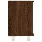 Preview: Badschrank Braun Eichen-Optik 60x32x53,5 cm Holzwerkstoff