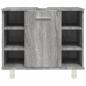 Preview: Badschrank Grau Sonoma 60x32x53,5 cm Holzwerkstoff